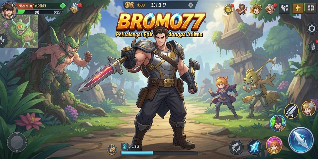 Tampilan gameplay BROMO77 yang memukau dan penuh aksi.