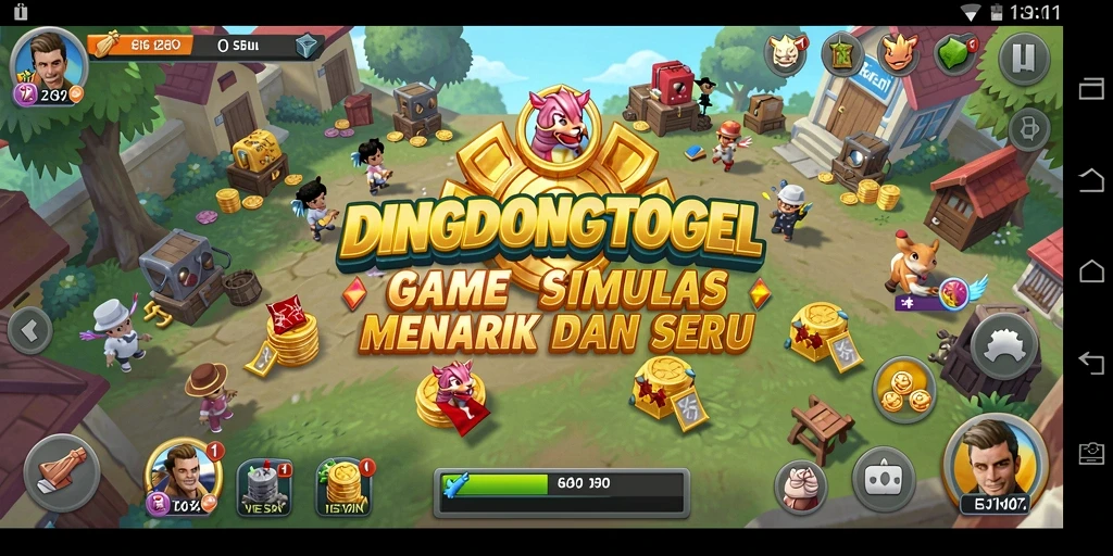 Tampilan gameplay DINGDONGTOGEL yang menarik dan interaktif.