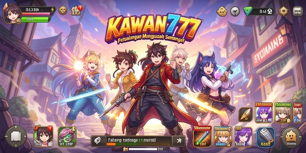 Tampilan gameplay KAWAN777 yang memukau dan penuh aksi.