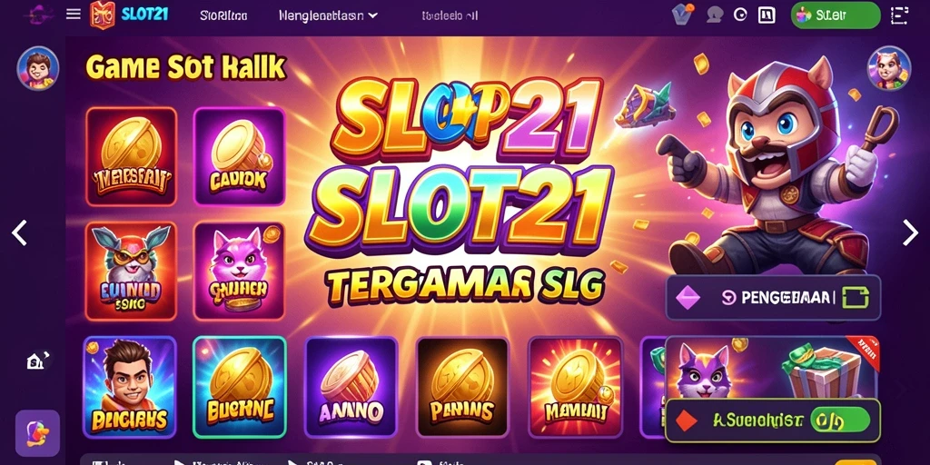 Screenshot gameplay SLOT21 yang menunjukkan putaran slot yang seru.