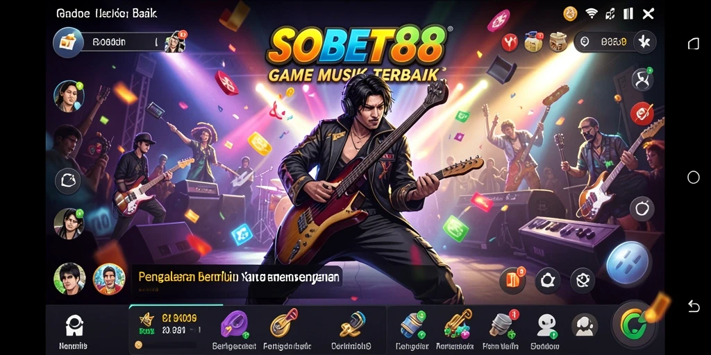 Tampilan gameplay SOBET88 yang menarik dan interaktif untuk pengalaman musik yang menyenangkan.