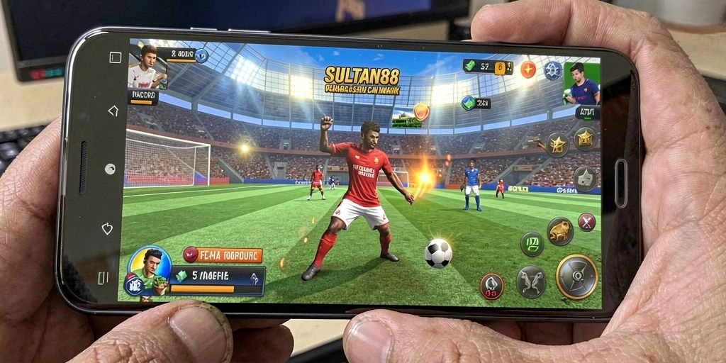 Tampilan utama gameplay SULTAN88 yang penuh aksi olahraga.