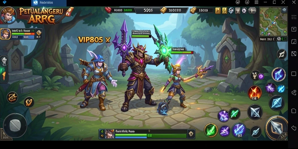 Gameplay ARPG yang menegangkan dengan grafis yang memukau.